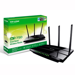 Wi-Fi роутер двухдиапазонный гигабитный TP-LINK Archer C7 (4xLAN 1000Мбит/с USB Wi-Fi 1750Мбит/с)