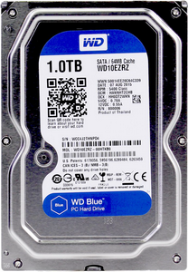 Жесткий диск 1Tb WD Blue WD10EZRZ 5400rpm 64Mb