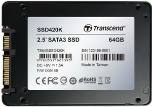 SSD   64Gb Transcend 420 Series TS64GSSD420K (80/450 )