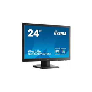  24.1" IIYAMA X2485WS-B3  (IPS LED 1920x1200 4ms 16:10 DVI 250cd 178/178 D-Sub DisplayPort)