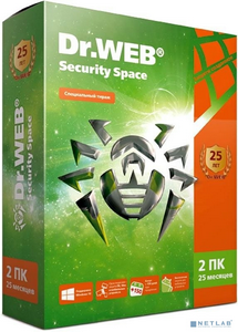  DR.Web Security Space  2   25  (AHW-B-25M-2-A2)