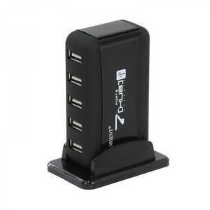USB-концентратор ORIENT KE-700N/KE-700N+/KE-700NP {USB 2.0 HUB 7-портовый с блоком питания}