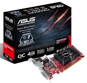 Видеокарта AMD Radeon R7 240 4Gb ASUS 240-OC-4GD3-L