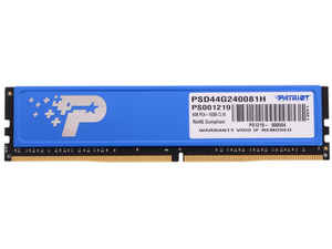   DDR4 2400 4Gb (PC4-19200) Patriot PSD44G240081H