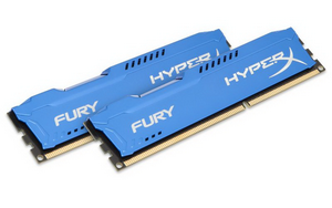   DDR3 1600 8GB (2 x 4GB) (PC3-10600) Kingston HX316C10FK2/8 HyperX Fury Series