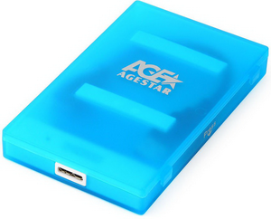 Корпус 2.5" Внешний бокс USB 3.0 AgeStar 3UBCP1-6G BLUE
