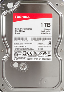 Жесткий диск 1Tb Toshiba P300 HDWD110EZSTA 7200rpm 64Mb