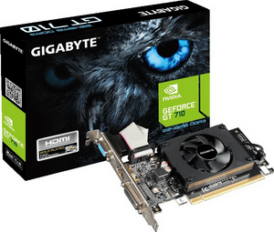 Видеокарта NVIDIA GeForce GT710 2Gb Gigabyte GV-N710D3-2GL