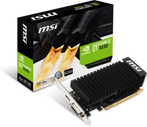 Видеокарта NVIDIA GeForce GT1030 2Gb MSI 2GH LP OC