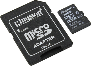   microSDHC 32Gb Kingston Class 10 SDCS/32GB