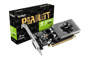 Видеокарта NVIDIA GeForce GT1030 2Gb PALIT (1227Mhz 2Gb 6000Mhz 64 bit GDDR5 DVI-D HDMI) OEM