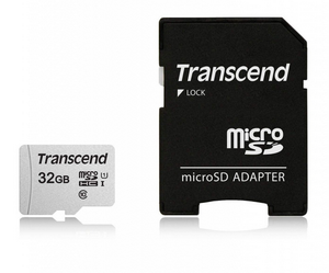 Карта памяти microSDHC 32Gb Transcend Class 10 TS32GUSD300S-A