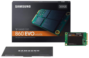 SSD mSATA диск 500Gb Samsung 860 EVO MZ-M6E500BW