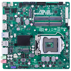 Материнская плата ASUS PRIME H310-T (LGA1151v2 H310 2xDDR4 HDMI DP Mini-ITX)