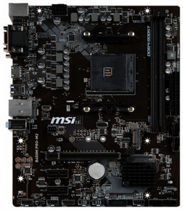 Материнская плата MSI B450M PRO-M2 (AMD B450 AM4 2xDDR4 VGA DVI-D HDMI mATX)