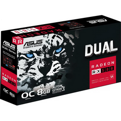  AMD Radeon RX 580 8Gb ASUS DUAL-RX580-O8G