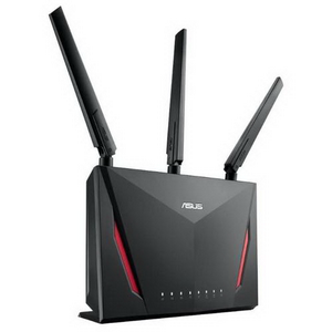 Wi-Fi роутер двухдиапазонный гигабитный ASUS RT-AC86U (4xLAN 1000Мбит/с USB Wi-Fi 2917Мбит/с)