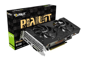  NVIDIA GeForce GTX1660 6Gb PALIT DUAL OC