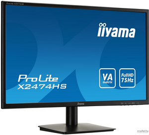  23.6" IIYAMA X2474HS-B2  {VA LED 1920x1080 4ms 16:9 250cd 3000:1 178/178 HDMI DisplayPort 2x2W}