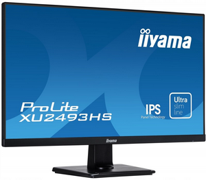  23.8" IIYAMA XU2493HS-B1  {IPS LED 1920x1080@60Hz 4ms 16:9 250cd 1000:1 178/178 D-Sub HDMI DisplayPort AudioOut 2Wx2}