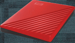   USB3.0 2Tb 2.5" WD Portable [WDBYVG0020BRD-WESN] Red