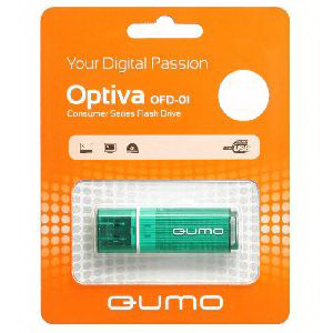 Флешка USB2.0 16Gb QUMO Optiva 01 [QM16GUD-OP1-Green]