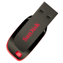  USB2.0 32Gb SanDisk Cruzer Blade SDCZ50-032G-B35 Black/Red