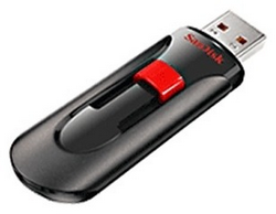  USB2.0 64Gb SanDisk Cruzer Glide SDCZ60-064G-B35 Black/Red